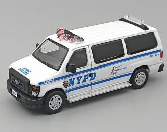 FORD E-350 Super Duty Van "New York Police Dept.", white