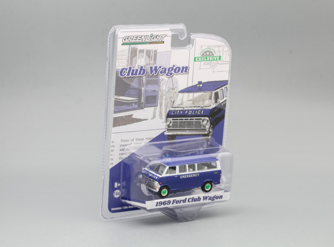 FORD Club Wagon "City Police Emergency" 1969 (Greenlight!)