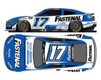 FORD Mustang #17 Chris Buescher *Fastenal*, white/blue 2025
