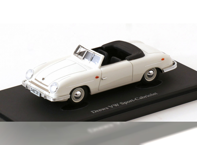 VOLKSWAGEN Drews Sport Convertible (1949), white