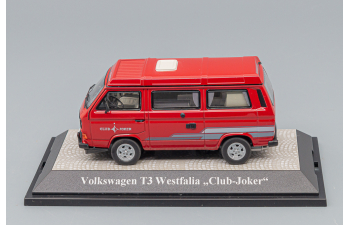 VOLKSWAGEN T3 Westfalia Club Joker Camper 1989, red