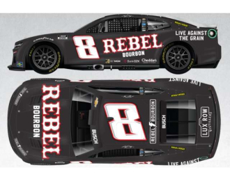 CHEVROLET Camaro #8 Kyle Busch *Rebel Bourbon Special*, black/red/white 2025
