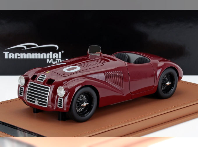 FERRARI 125s Spider №70 Circuito Di Livorno (1947) Tazio Nuvolari, Rosso Mugello - Red