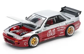 NISSAN Pandem Silvia S13, Moontech red