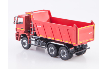 Камский грузовик 65802-87 (S5) самосвал, красный