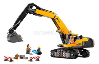 AMMANN Lego City - Escavatore Cingolato - Excavator Hydraulic (2015), Yellow Black