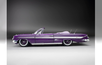 CHEVROLET Impala Convertible Lowrider (1961), purple