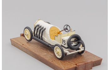 MERCEDES-BENZ Blitzen Record velocita 211.4 e 228.1 Km/h "Fulmine di Mannheim" #15 (1909), white