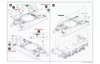 Сборная модель Танк Sherman M4A1 Mid