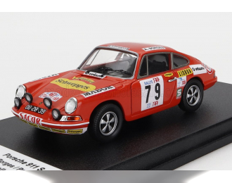 PORSCHE 911s Coupe N79 Rally Tap (1972) A.Borges - P.Garcia, Red