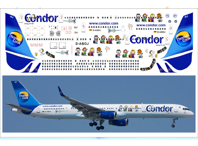 Декаль на Boing 757-300 Condor Snoopy