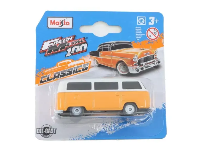 VOLKSWAGEN T2 Type 2 (1971), orange/white