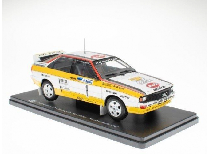 AUDI Quattro A2 #1 "Audi Sport HB" Blomqvist/Cedeberg Winner Swedish Rally Чемпион мира (1984)