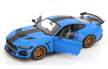 FORD Shelby Mustang Super Snake Coupe (2024), blue metallic / black