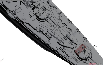 Сборная модель IJN Aircraft Battleship Haruna 1944 Sho Ichigo Operation, plastic modelkit