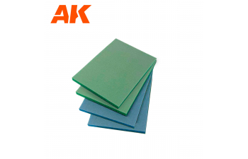 Набор мягких наждачных губок 4 шт. / Soft And Smooth Sponge - Sandpaper Set 4 Units