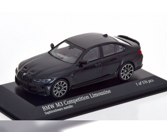 BMW M3 Competition Saloon (2020), black-metallic