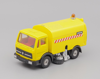 MERCEDES-BENZ SK Faun AK435 Street Sweeper, yellow