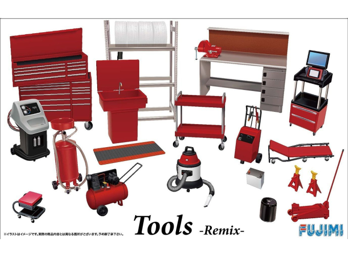 Сборная модель Гаражное оборудование, инструменты