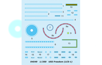 Сборная модель Корабль USS Freedom LCS-1
