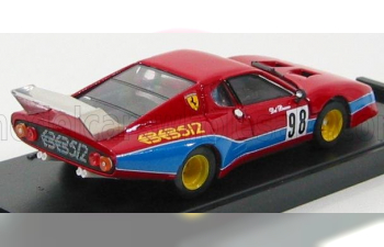 FERRARI 512bb Lm N 98 Monza 1982 Del Buono - Govoni Guercino, Red Blue