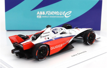 PORSCHE Formula-e 99x Elctric Team Andretti N1 Season (2023-2024) Jake Dennis, White Red Black