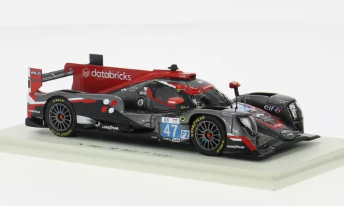 ORECA 07 Gibson Gk428 4.2l V8 Team Cool Racing №47 24h Le Mans (2024) Frederik Vesti - Matt Bell - Naveen Rao, Black Red