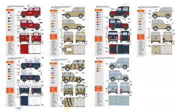 Сборная модель Внедорожник Land Rover 88 Series IIA Универсал