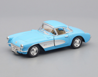 CHEVROLET Corvette (1957), blue / white