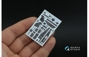 3D Декаль интерьера кабины Ка-50 (черные панели) (arma models)