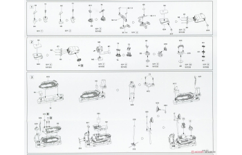 Сборная модель USS CLEVELAND CL-55 1945 Starter Edition