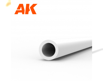 Hollow tube 2.00dx350mm (W.T. 0,7mm)-STYRENE STRIP