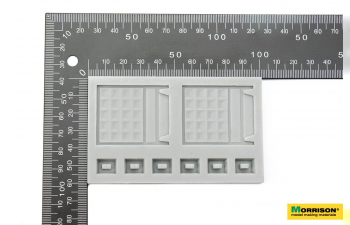 Молд для литья заборов ПО-2 для макетов М1/72