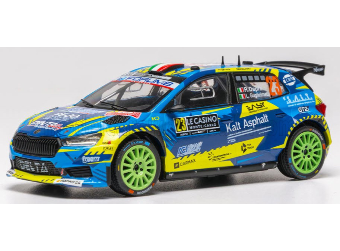 SKODA Fabia Rally2 №23 Rally Monte Carlo (2026) Roberto Dapra - Luca Guglielmetti