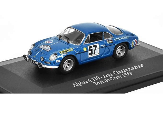 Renault Alpine A 110 #57 Tour de Corse 1969 1:43 - Eligor časopis s modelem