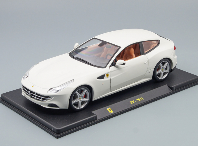 FERRARI Ff (ferrari Four) (2011) - Con Vetrina - With Showcase, White