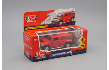 HUMMER H3, red