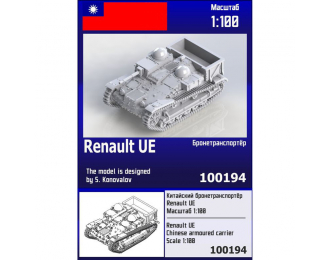 Сборная модель Китайский бронетранспортёр Renault UE