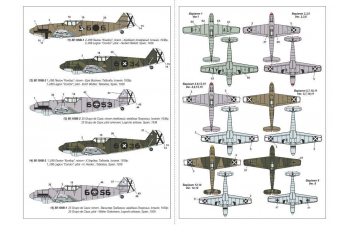 Сборная модель Истребитель Messerschmitt Bf 109A/B