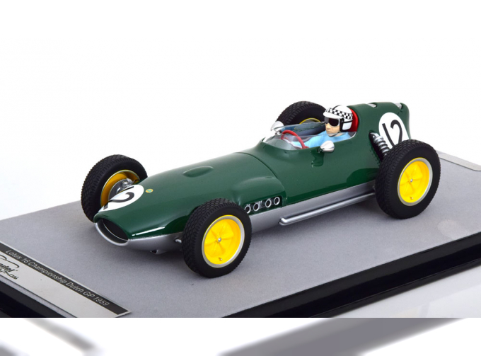 LOTUS F1 16 N 12 Dutch Gp (with Pilot Figure) 1959 Innes Ireland, British Racing Green Silver
