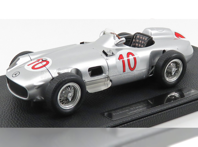 MERCEDES-BENZ F1 W196 №10 Winner Belgium Gp Juan Manuel Fangio (1955) World Champion, Silver