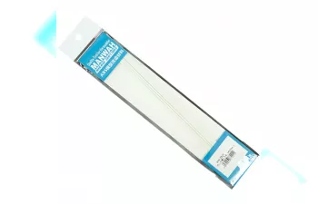 Пластиковый профиль квадратная трубка 2,5*2,5*250мм, 6шт