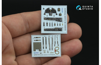 3D Декаль интерьера кабины F-8E Crusader (Hasegawa/Hobby 2000)