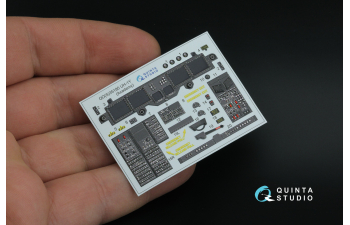 3D Декаль интерьера кабины UH-1Y (Academy) (малая версия)