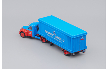 CITROEN U23 Truck Malissard Savarzeix Transports (1961), blue/ red