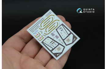 3D Декаль интерьера кабины Lynx Mk88a (Revell)