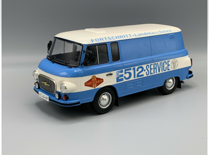 BARKAS B 1000 фургон "Progress Service" 1965 Light Blue