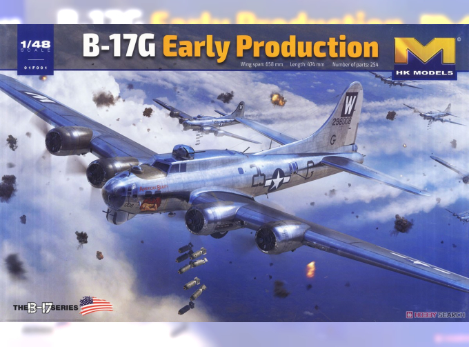 Сборная модель B-17G Early Production