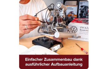 Сборная модель двигатель VOLKSWAGEN 4-cylinder boxer engine Year 1949-1953