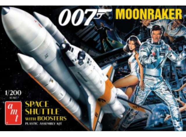 Сборная модель Moonraker Shuttle with Boosters "James Bond 007"